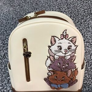 Loungefly Disney Tan and Brown Backpack